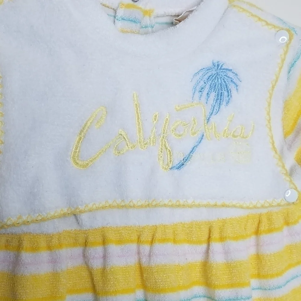 Moda Bimbo Viomikar California Terry Onepiece Footie 6-9m